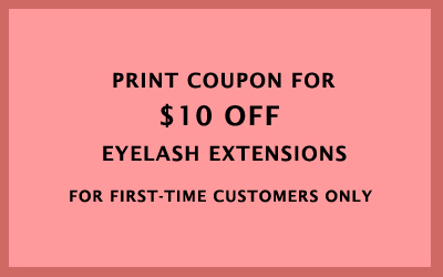 $10 Off Eyelash Extentions For First-time Customers Only